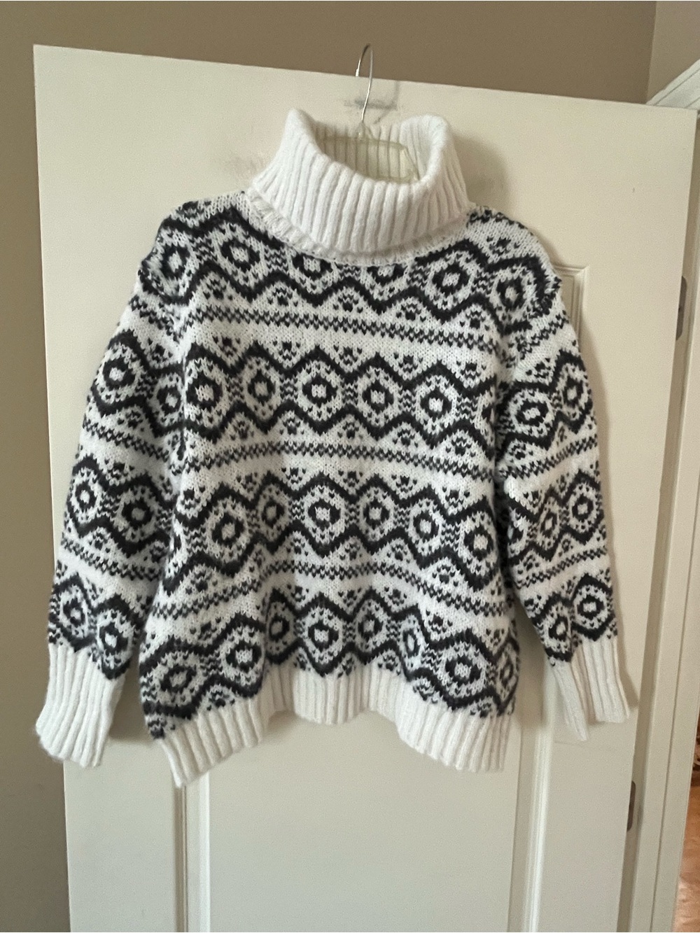 Joseph A. Designer Patterned Turtleneck Sweater Women’s Size 1X - Picture 11 of 15